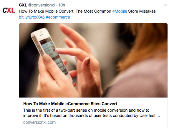 Examples of good social posts