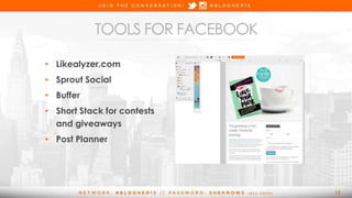 • Tailwind App
• Buffer
• Canva to create images
TOOLS FOR PINTEREST
21
 