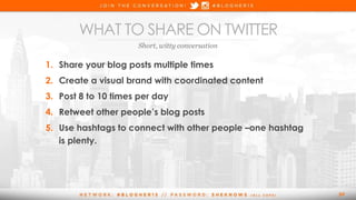 Social Media Boot Camp: Which Social Media Platform is right for you? #Blogher15